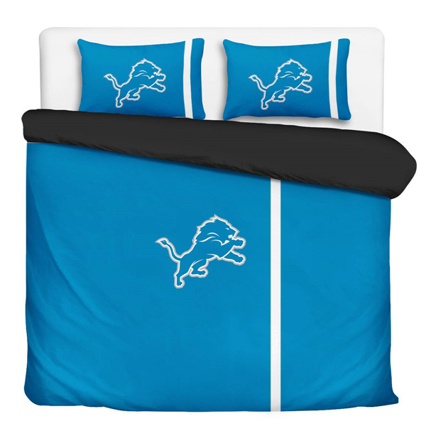 Detroit Lions 3-Pieces Full Bedding 001